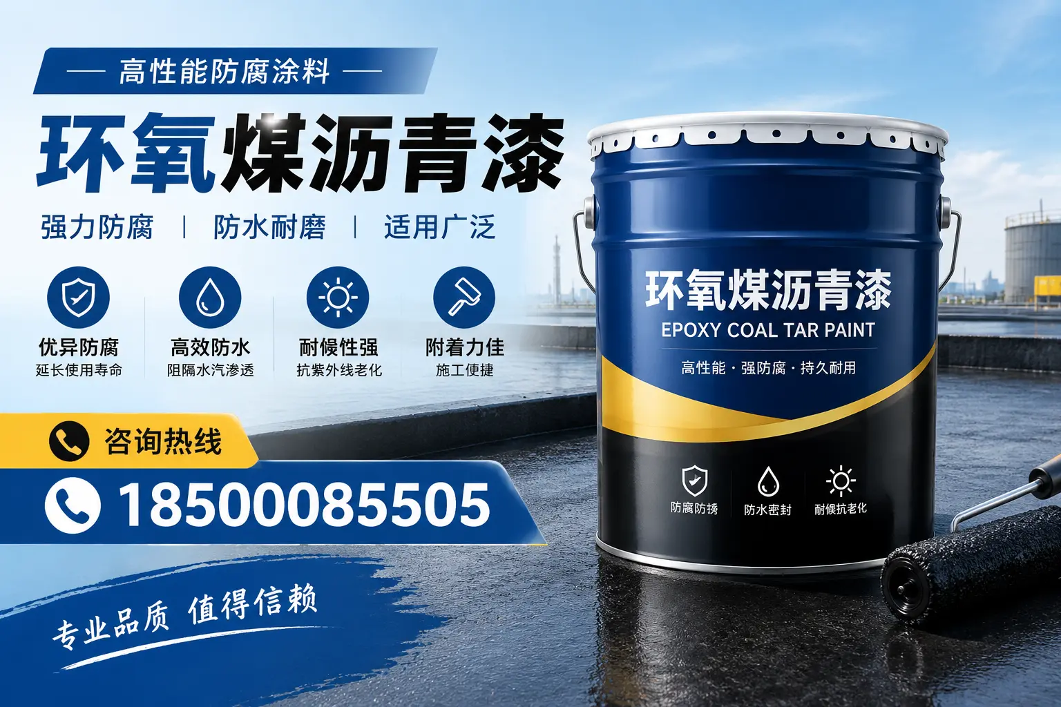 环氧煤沥青漆的主要成分与功能，涿州用户深度了解